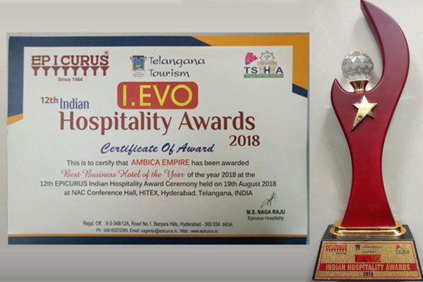 The Best Business Hotel of the Year 2018